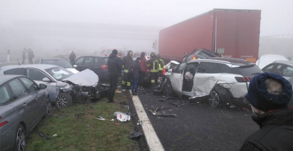 Lančani sudari, 40 povrijeđenih 