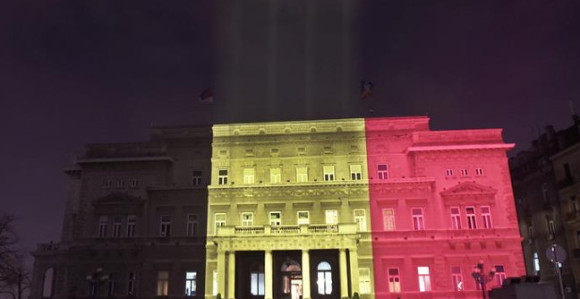 Beograd u bojama belgijske zastave