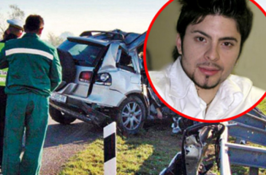 The car after the crash.