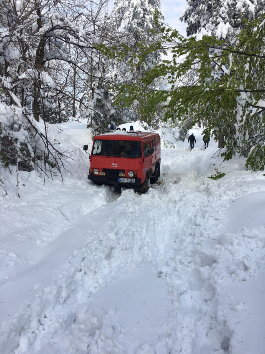 Na Majevici snijeg od jednog metra