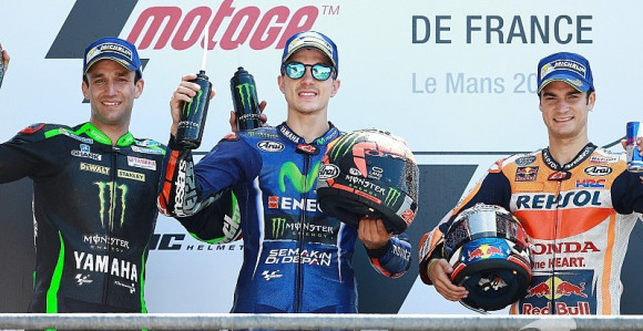 Moto GP - Le Man: Maverik Vinjales je planuo!