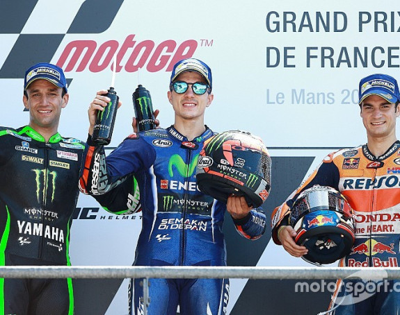 Moto GP - Le Man: Maverik Vinjales je planuo!