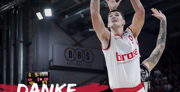 Bamberg se zahvalio i ispratio Luku Mitrovića