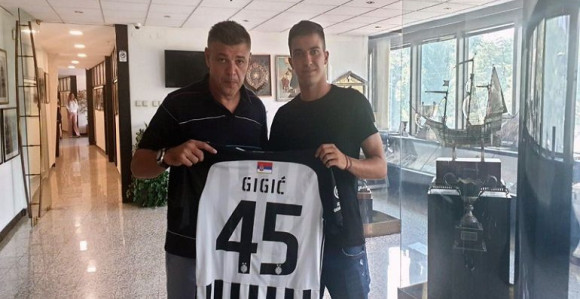 Partizan: Mitrov broj 45 od danas nosi Petar Gigić!