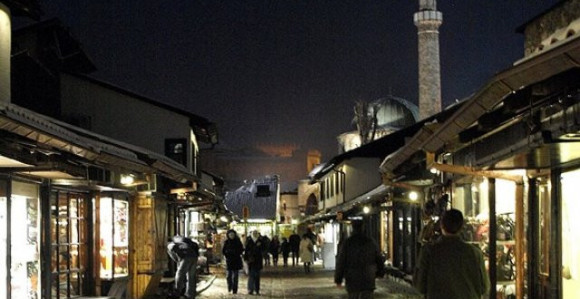 Sarajevo: Tuča na Baščaršiji