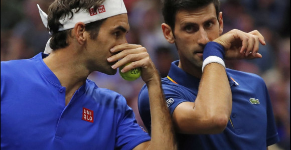 Video - Može i ovako: Đoković i Federer - saigrači!