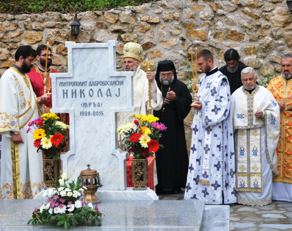 Parastos za pokojnog mitropolita Nikolaja