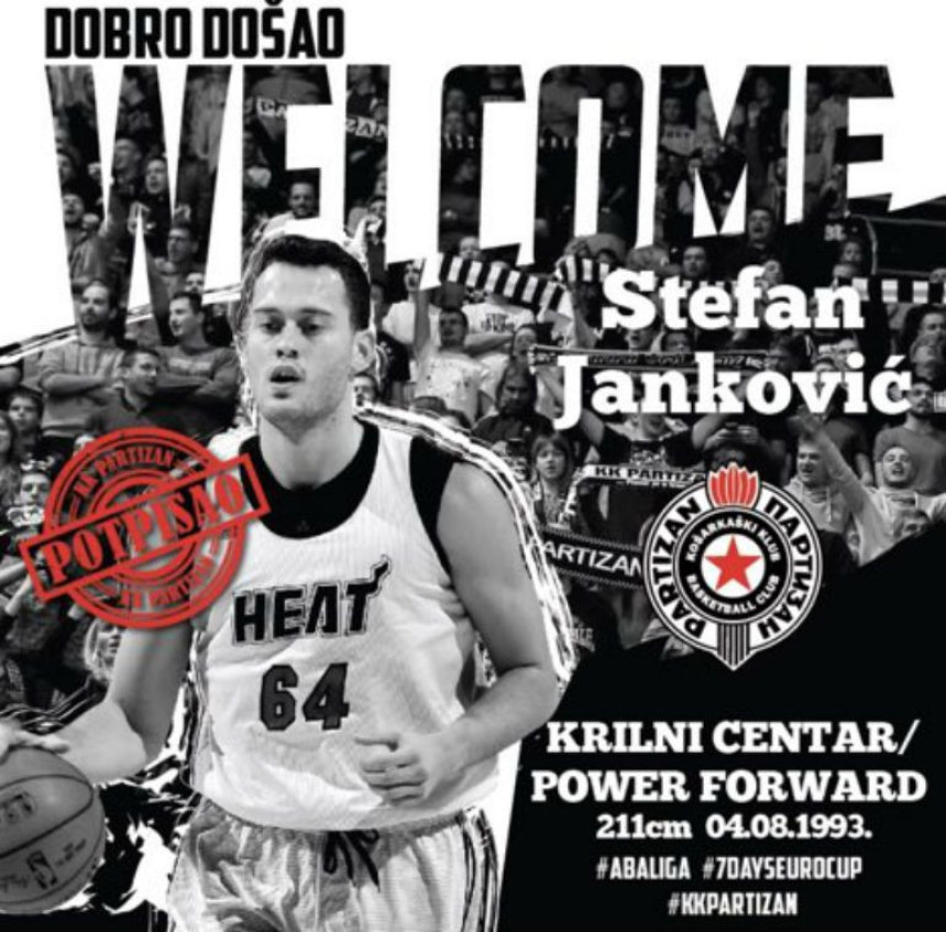 Stefan Janković potpisao za Partizan!