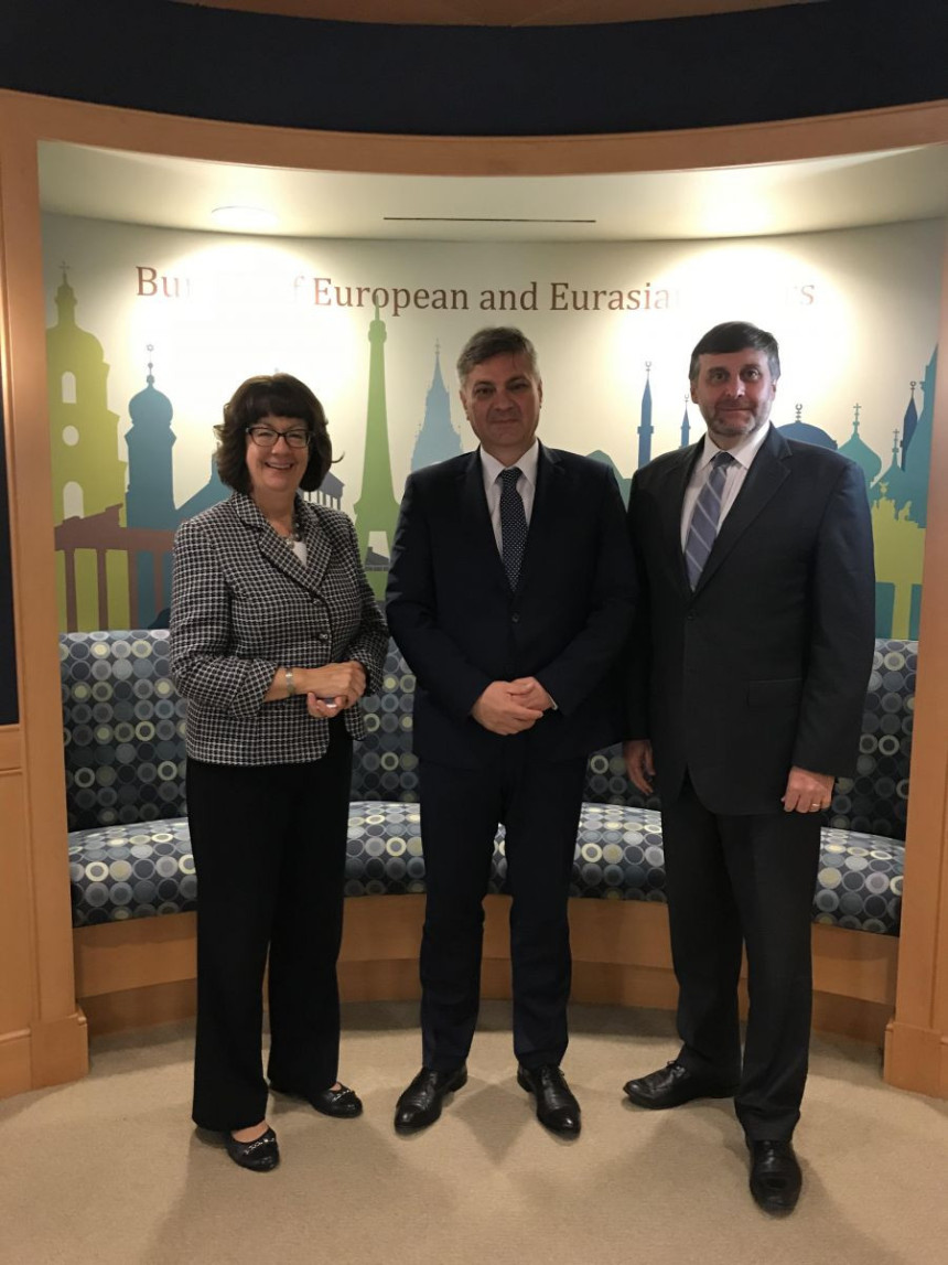 Zvizdić sa Morin Kormak i Palmerom u Vašingtonu 