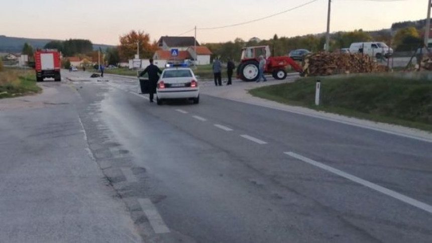 U sudaru kod Livna poginuo motociklista 