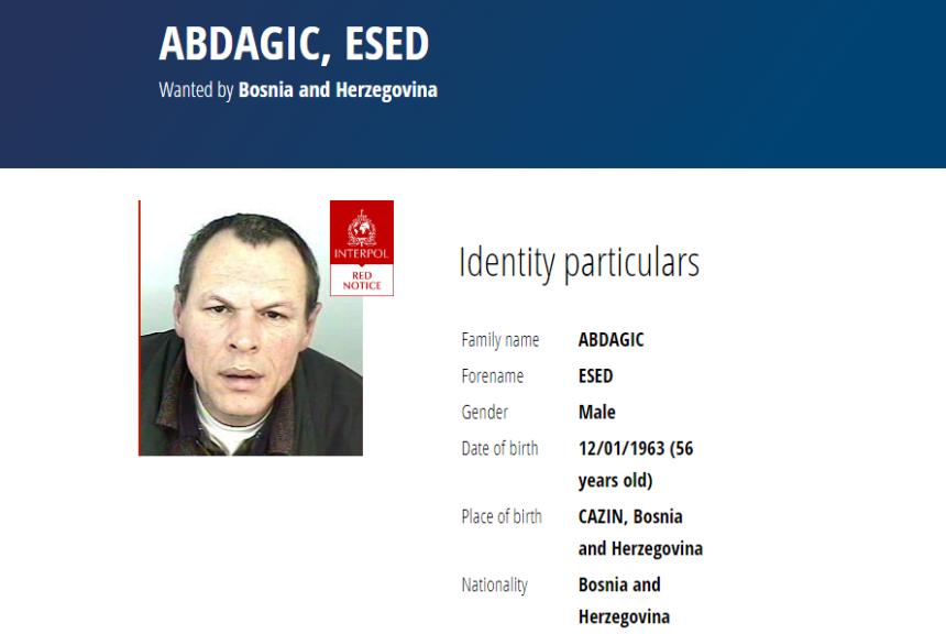 Суд: Расписана потјерница за Еседом Абдагићем