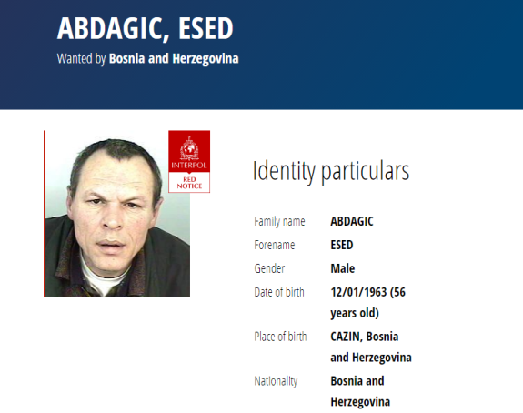 Sud: Raspisana potjernica za Esedom Abdagićem