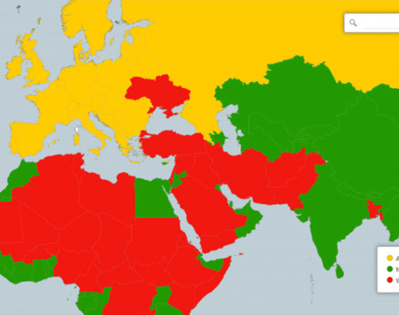 SAD: Zemlje u kojima su mogući napadi