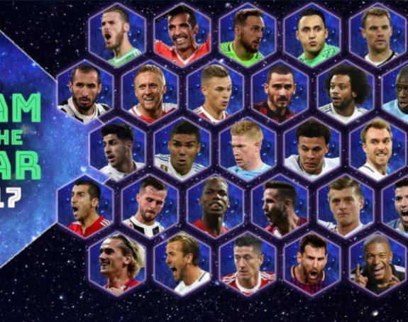 UEFA tim godine: 50 imena, nijedno iz Srbije!