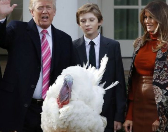 Tradicija: Tramp "pomilovao" ćurku