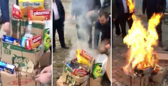 Albanci palili srpske proizvode