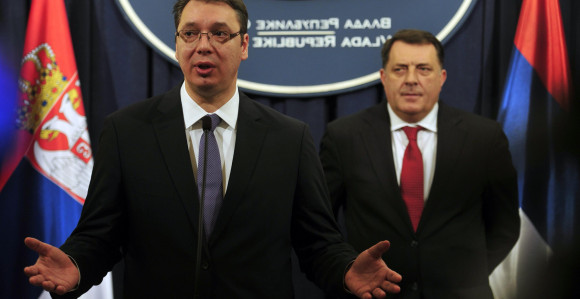 Sastanak: Aleksandar Vučić - Milorad Dodik