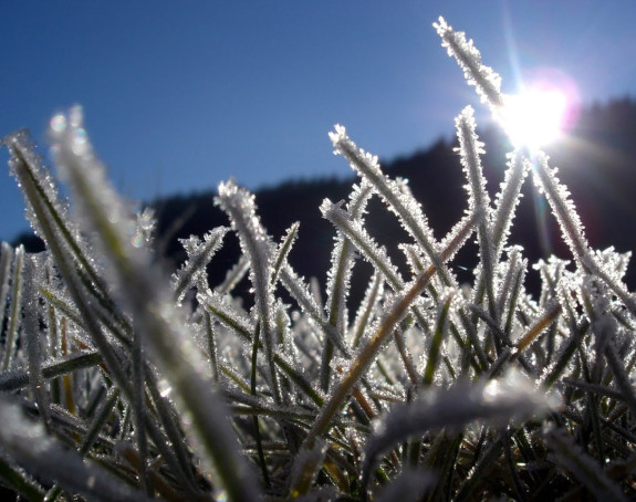 Ujutro mraz, tokom dana sunčano