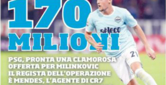 170 miliona € - Sergej odmah iza Nejmara i Mbapea?!