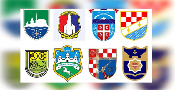 Opštine u BiH sa neustavnim grbom