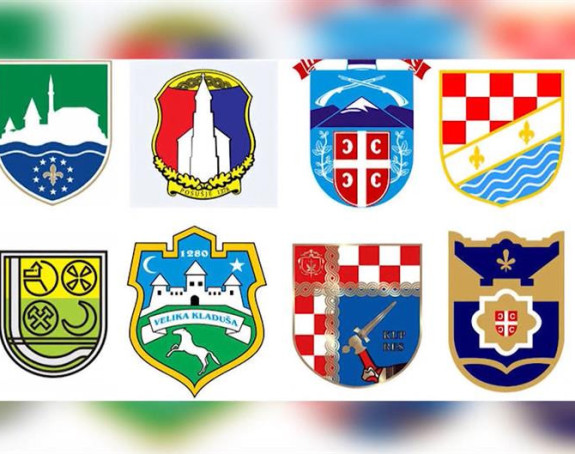 Opštine u BiH sa neustavnim grbom