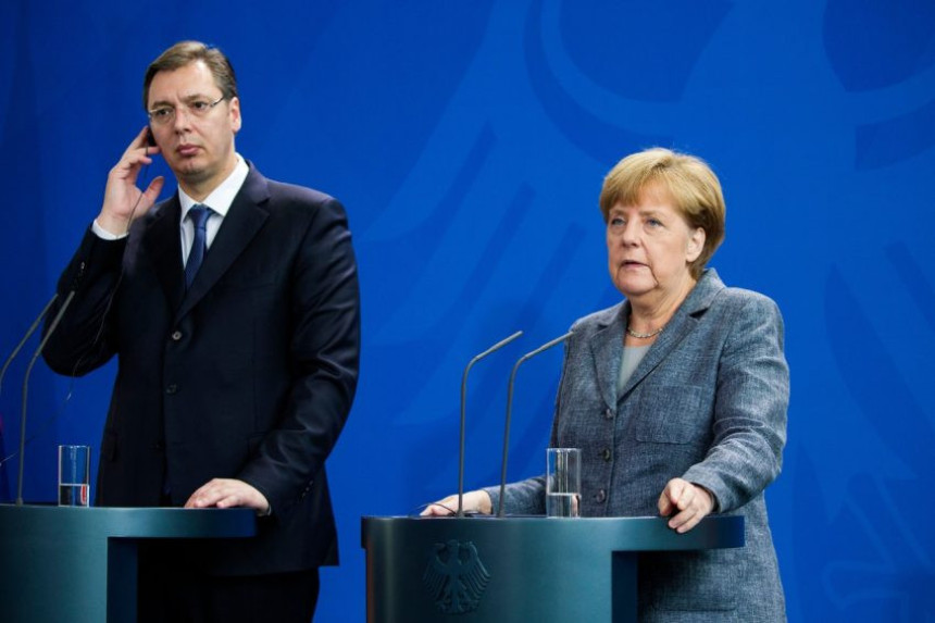 Vučić danas sa Angelom Merkel