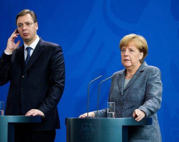 Vučić danas sa Angelom Merkel