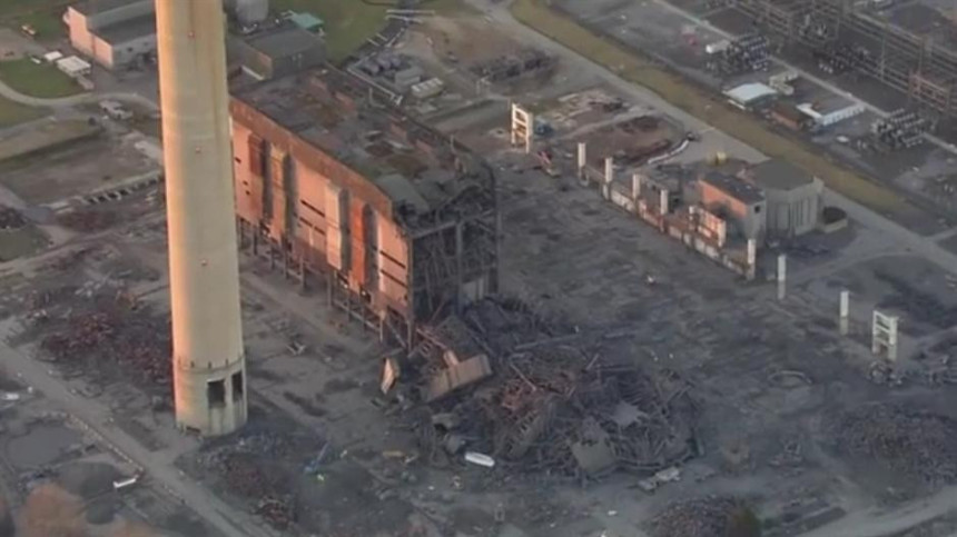 Eksplozija: Srušila se zgrada elektrane