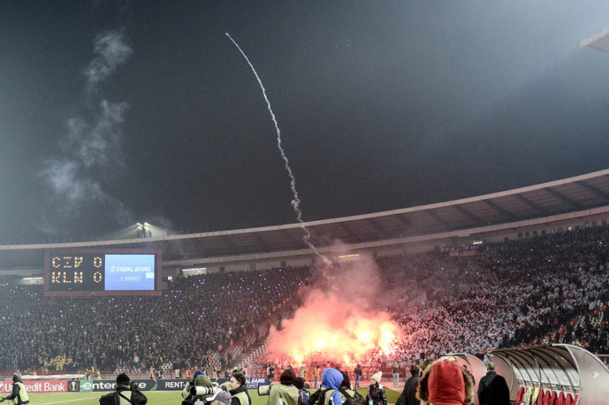 UEFA opet kaznila Zvezdu: Ključ na tribinu!