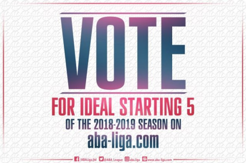 Гласајте за најбољу петорку АБА лиге!