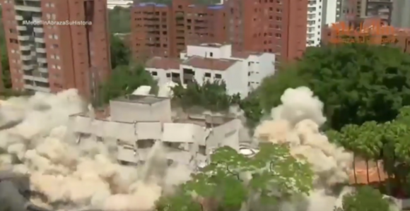 Dignuta u vazduh Eskobarova zgrada