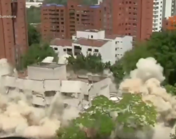 Dignuta u vazduh Eskobarova zgrada