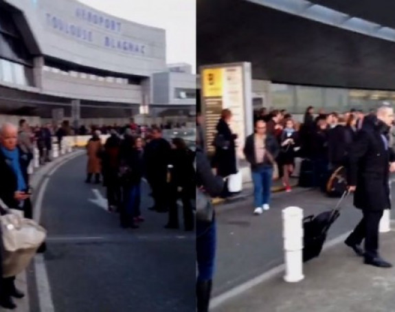 Хитно евакуисан аеродром у Тулузу!