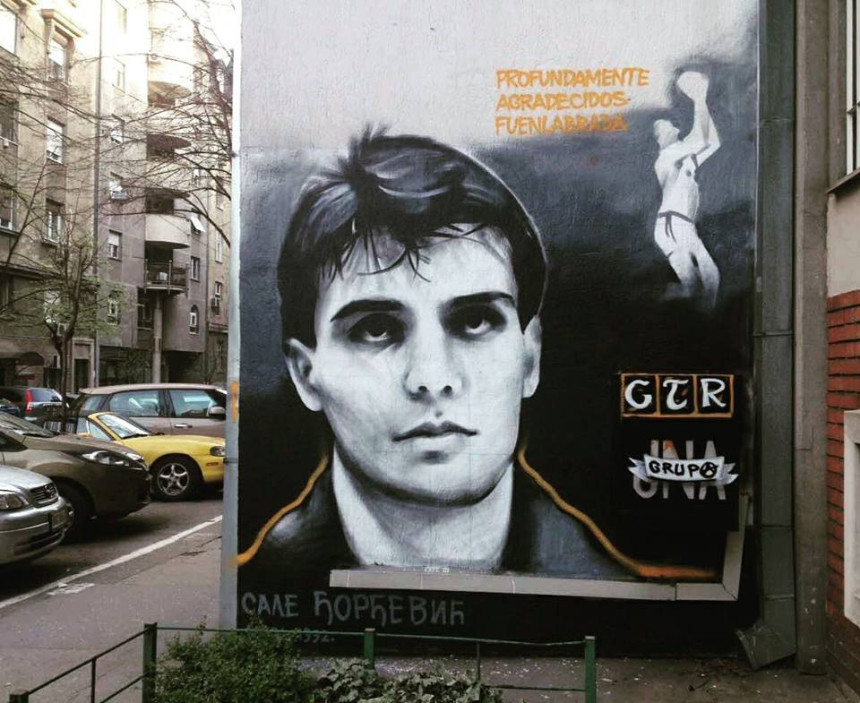 Mural za Sašu Đorđevića, "lajkuje" i Fuenlabrada!