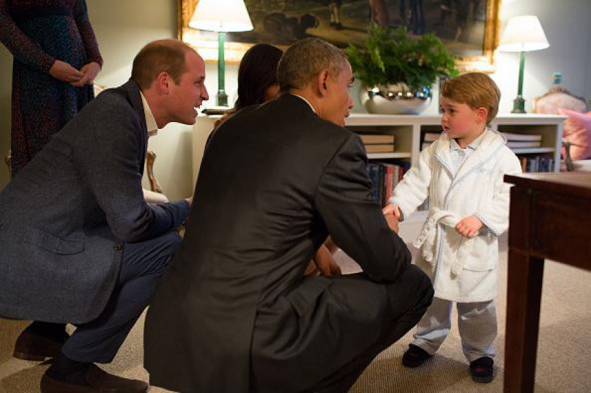 Принц у пиџами дочекао Обаму