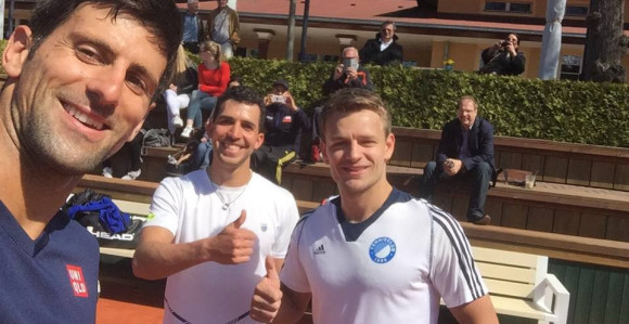 Posle ‘'osvajanja’' Berlina, Novak je i trenirao!