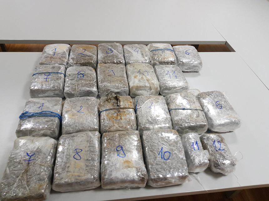 Albanac uhapšen sa 23 kg droge