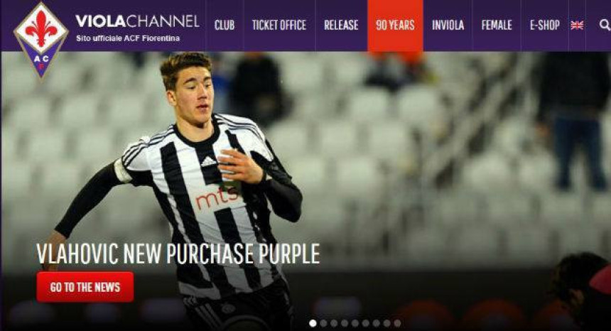 Partizan prodao još jednog talenta Fiorentini!