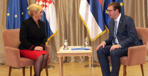 Vučić i Kolinda u četiri oka