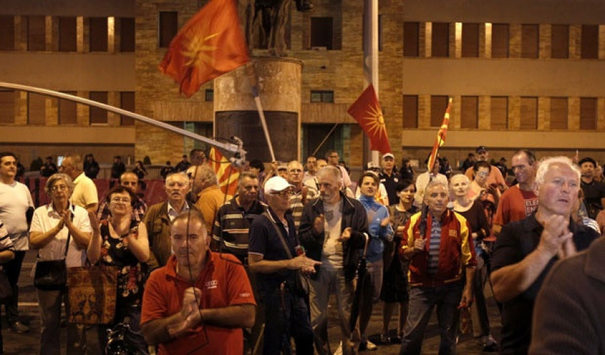 Protest opet na ulicama Skoplja