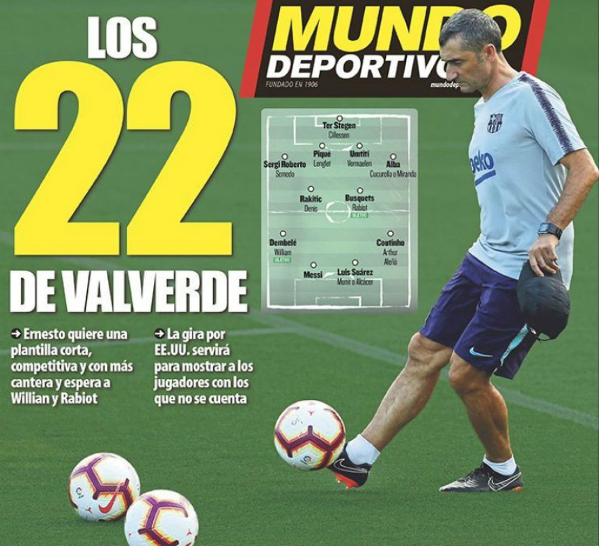 Valverdeovih 22: Samo Mesi nema sijenku...