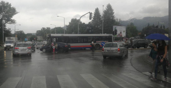 Nezgoda, kolaps u centru Banjaluke