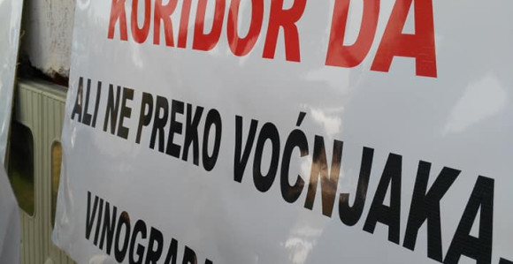 Građani protiv trase autoputa kroz naselja