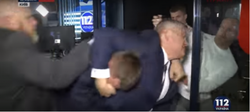 Tuča ukrajinskih poslanika na televiziji