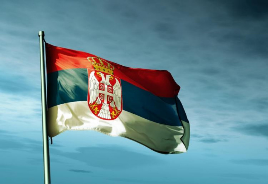 Српска враћа Боже правде и грб Немањића