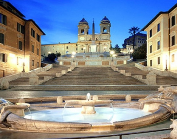 Обновљене Шпанске степенице у Риму