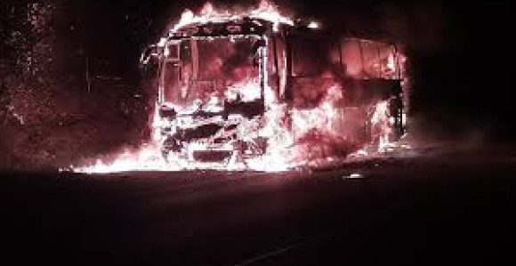 На њемачкој цести изгорио аутобус из ХР