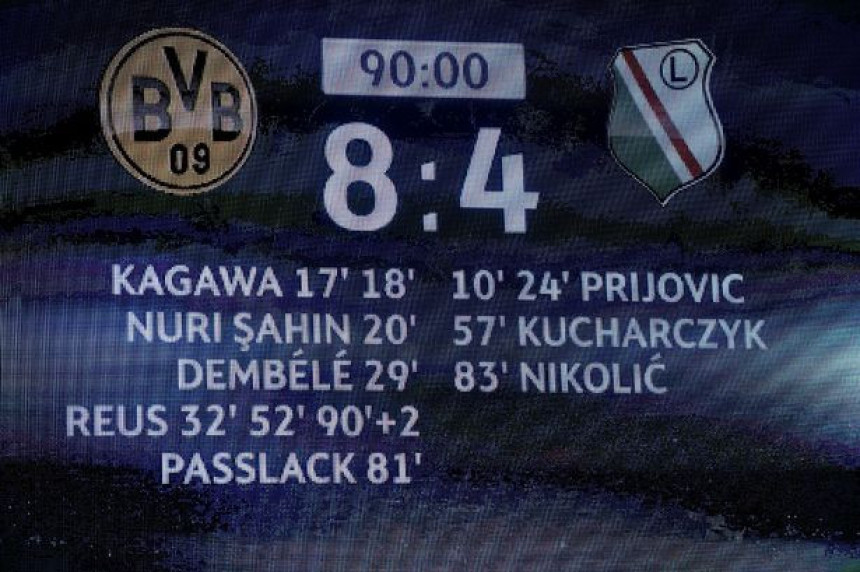 Rekord LŠ – 12 golova u Dortmundu!