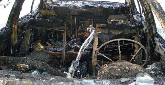 Ukrali automobil, a onda ga zapalili