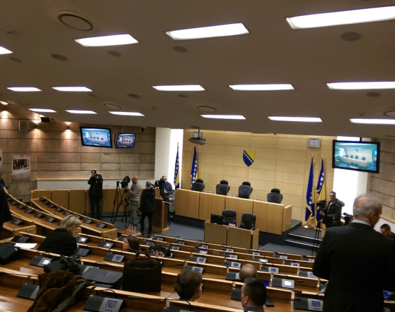 Protest ispred Parlamenta FBiH